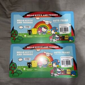 NWT: Sanrio Hello Kitty Bus Stop Plate Frames (2) 🚏💖 — BoxLunch Exclusive